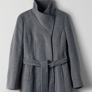 Aritzia- Babaton -The Connor Coat -Dark Grey - Med